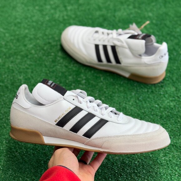 Adidas Mundial Goal Low Mens Soccer Shoes White ID4047 NEW Sz 12